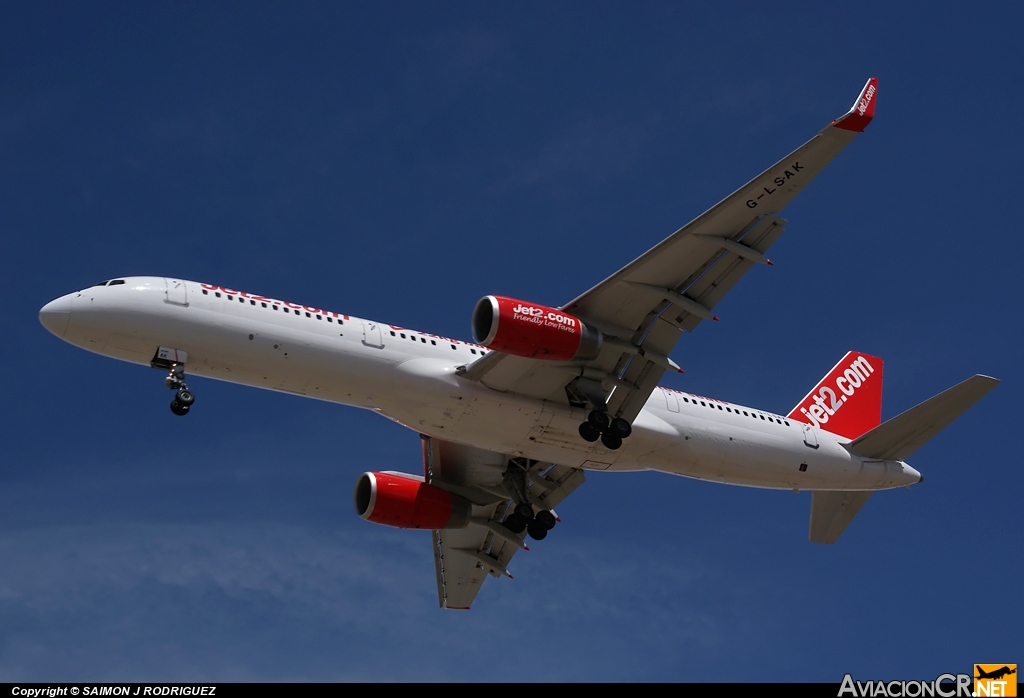 G-LSAK - Boeing 757-23N - Jet2.com