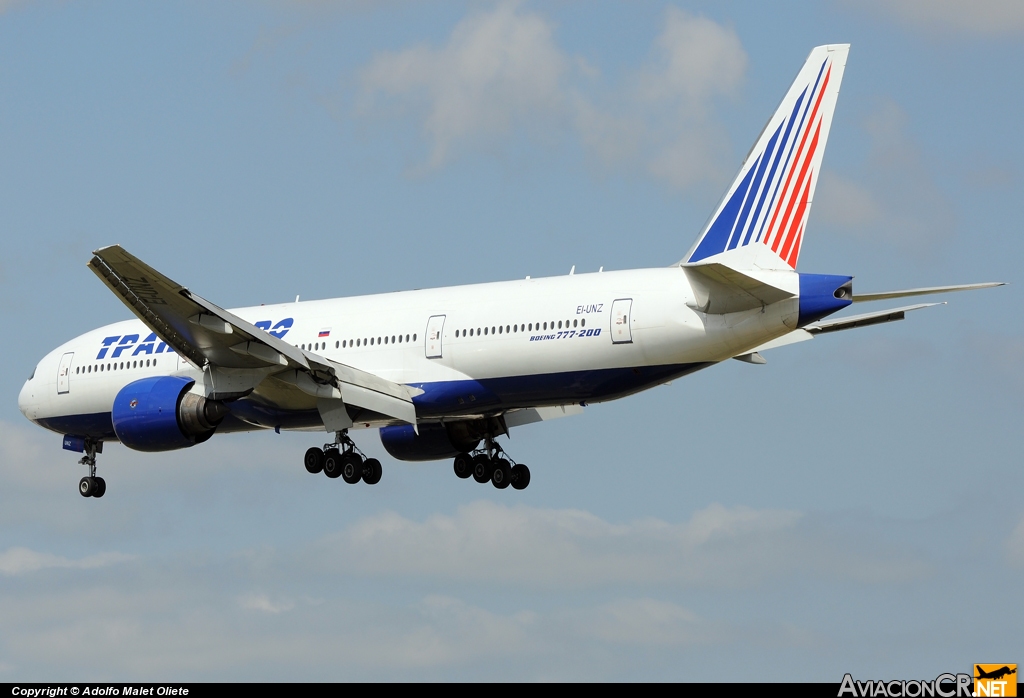EI-UNZ - Boeing 777-222 - Transaero Airlines
