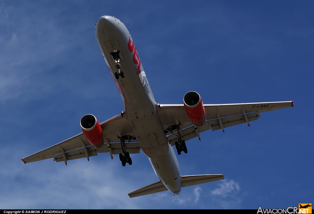 G-LSAG - Boeing 757-21B - Jet2.com