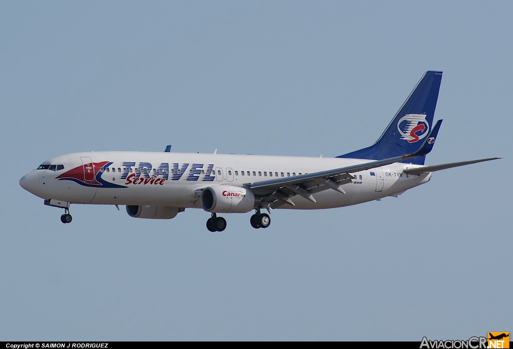 OK-TVM - Boeing 737-8FN - Travel Service