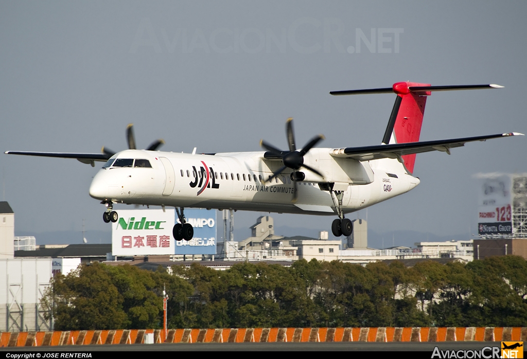 JA844C - De Havilland Canada DHC-8-402Q Dash 8 - Japan Air Commuter