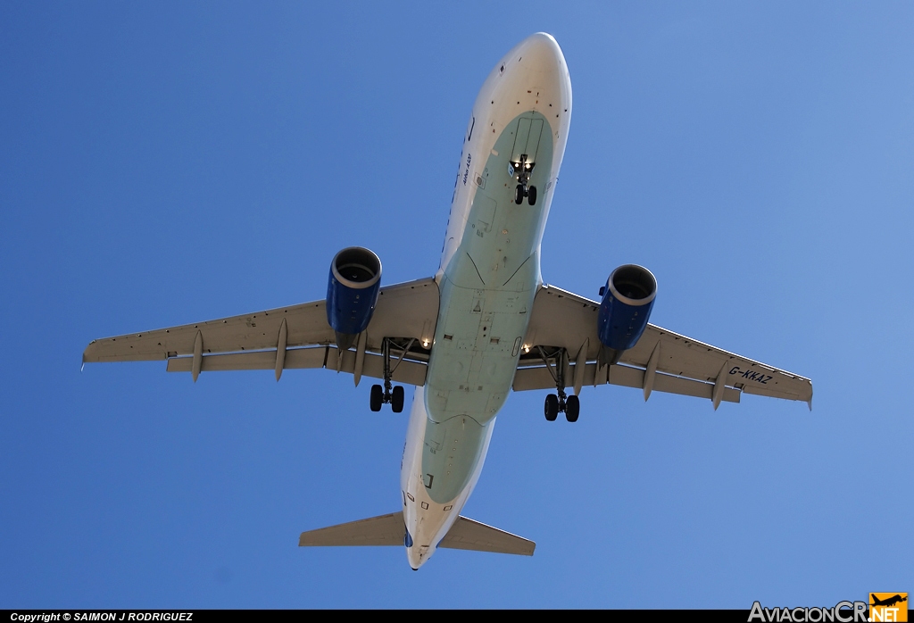 G-KKAZ - Airbus A320-214 - Thomas Cook Airlines