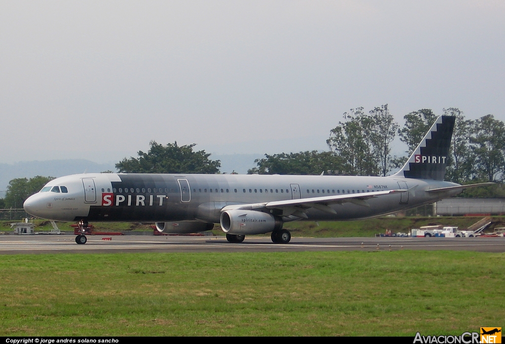N587NK - Airbus A321-231 - Spirit