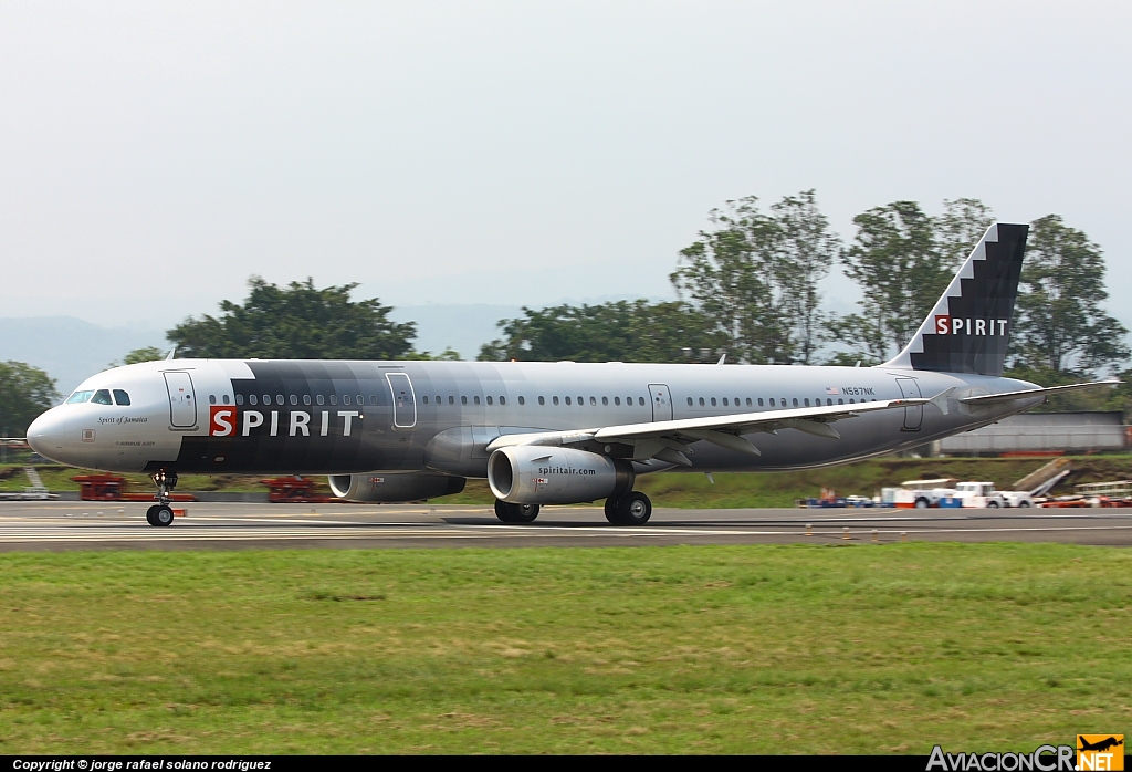 N587NK - Airbus A321-231 - Spirit