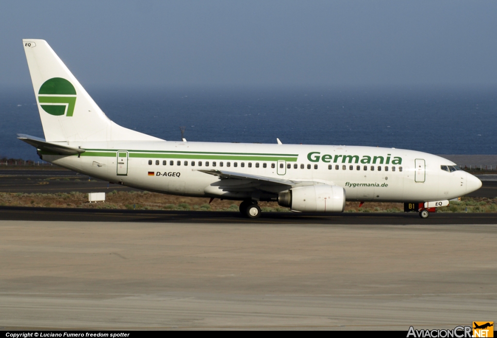 D-AGEQ - Boeing 737-75B - Germania