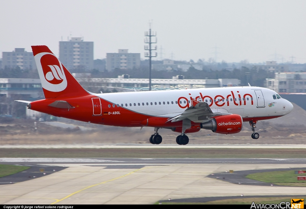 D-ABGL - Airbus A319-112 - Air Berlin