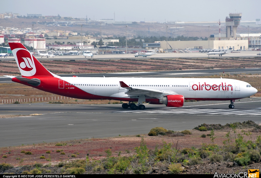 D-AERS - Airbus A330-322 - Air Berlin (LTU - Lufttransport Unternehmen)