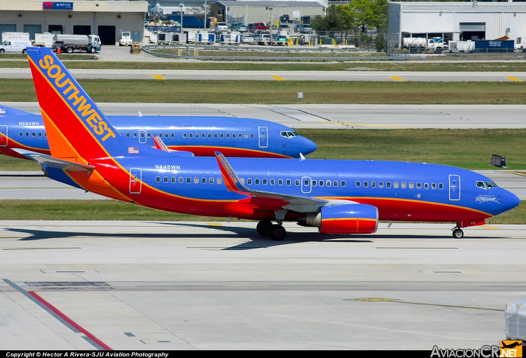 N448WN - Boeing 737-7H4 - Southwest Airlines