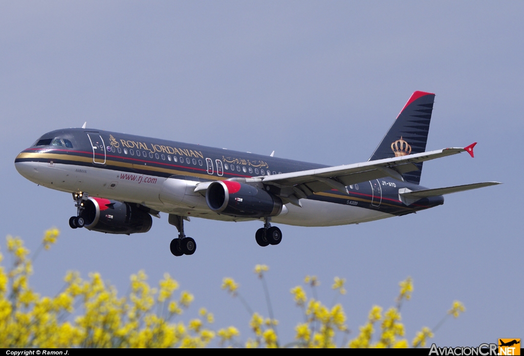 JY-AYD - Airbus A320-232 - Royal Jordanian