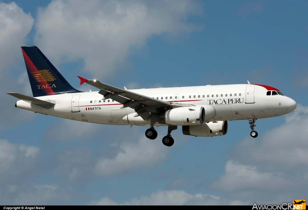 N471TA - Airbus A319-132 - TACA Perú