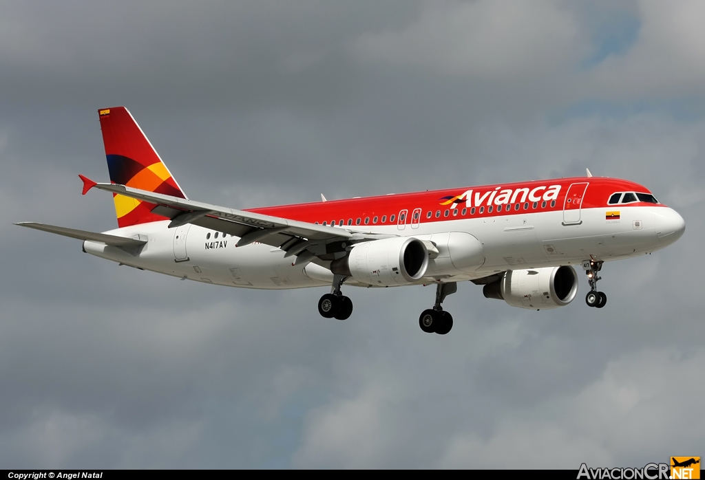 N417AV - Airbus A320-214 - Avianca