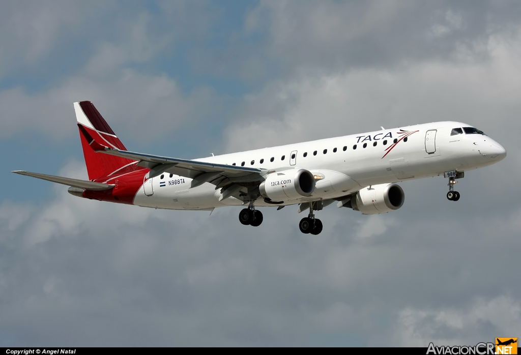 N988TA - Embraer 190-100IGW - TACA