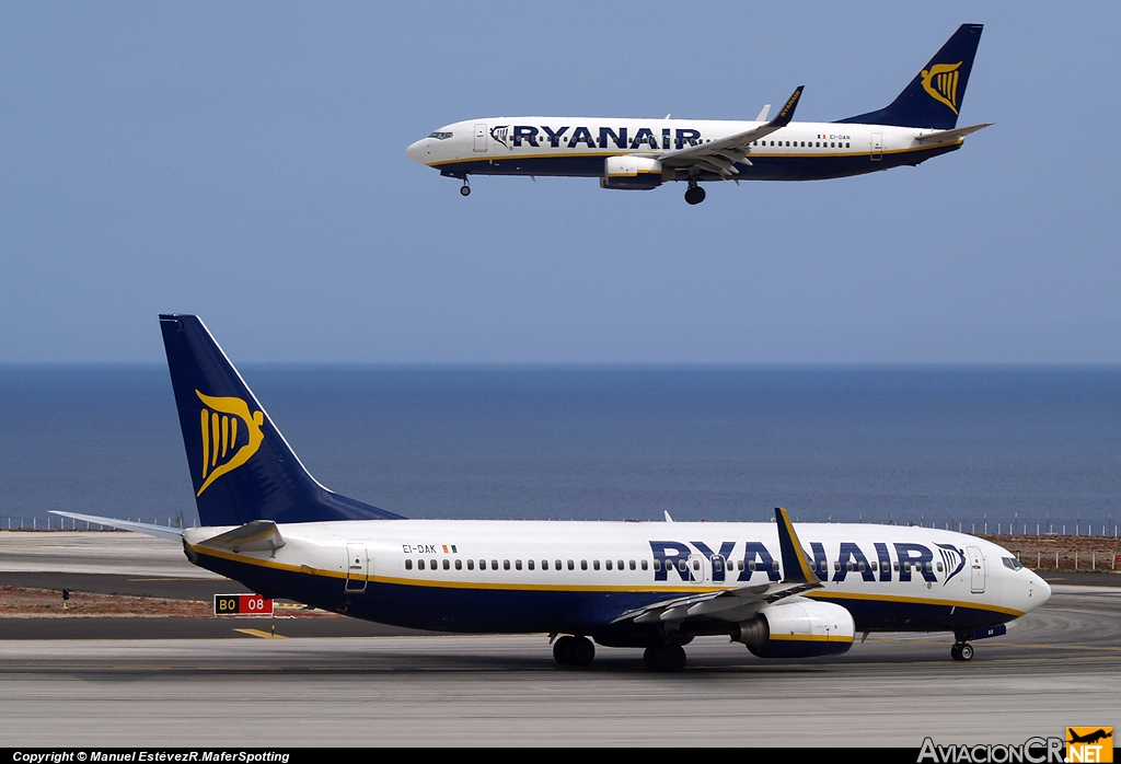 EI-DAK - Boeing 737-8AS - Ryanair