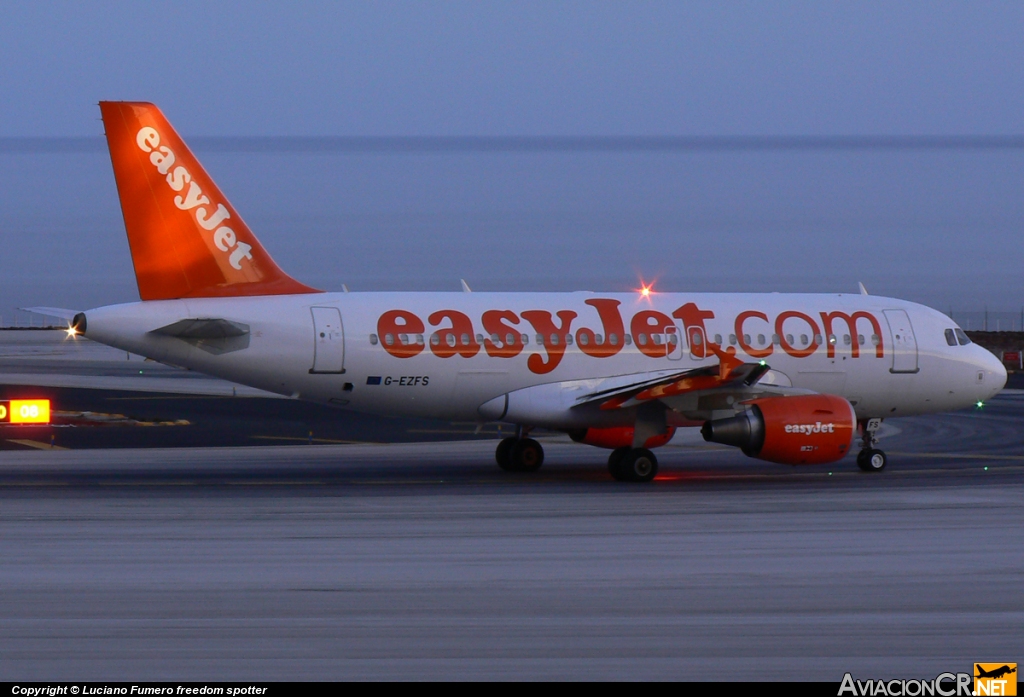 G-EZFS - Airbus A319-111 - EasyJet Airlines