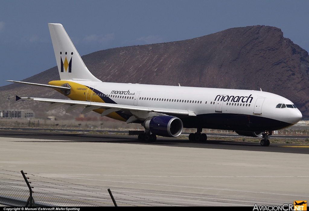 G-MONS - Airbus A300B4-605R - Monarch Airlines