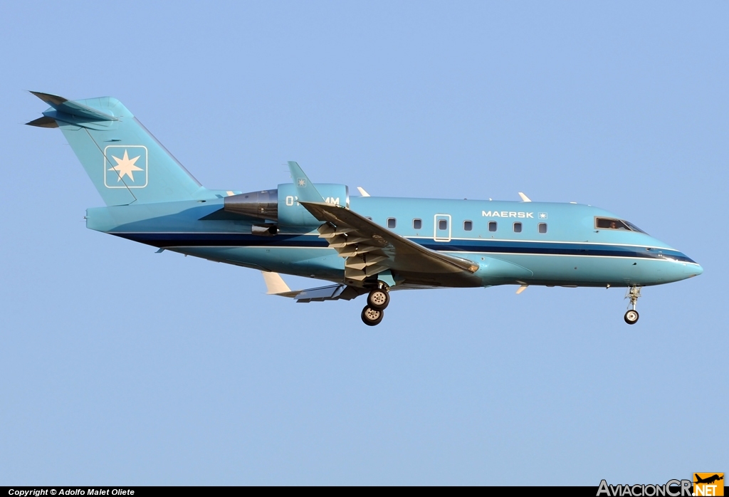 OY-MMM - Canadair CL-600-2B16 Challenger 604 - Maersk