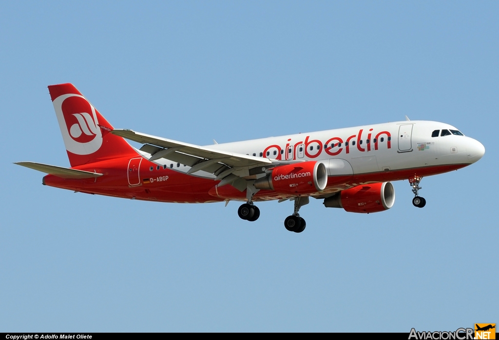 D-ABGP - Airbus A319-112 - Air Berlin