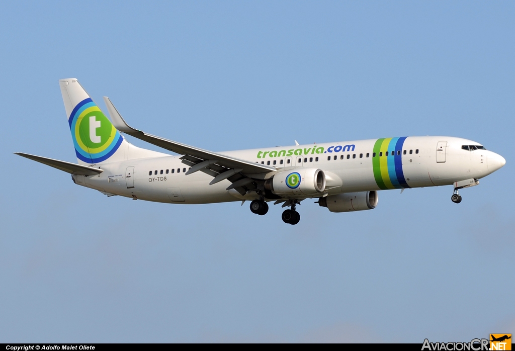 OY-TDB - Boeing 737-8K2 - Transavia Airlines
