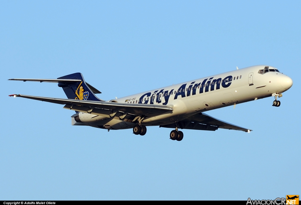 SE-DIU - McDonnell Douglas MD-87 (DC-9-87) - City Airline