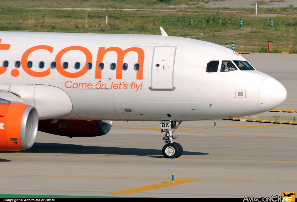 G-EZBA - Airbus A319-111 - EasyJet Airlines