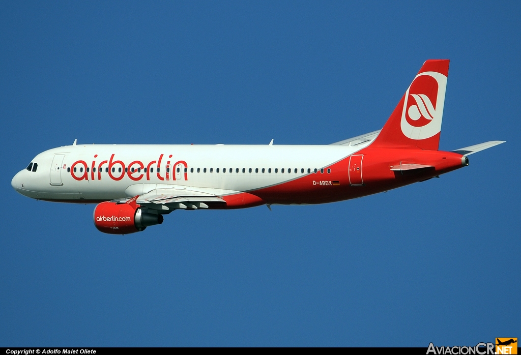 D-ABDX - Airbus A320-214 - Air Berlin