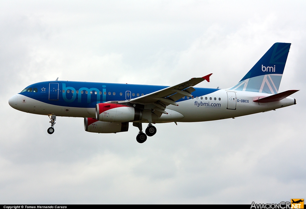 G-DBCG - Airbus A319-131 - BMI British Midland