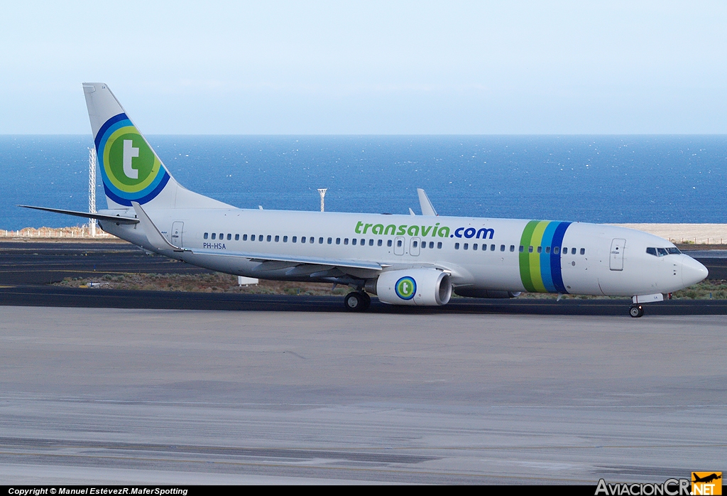 PH-HSA - Boeing 737-8K2 - Transavia Airlines