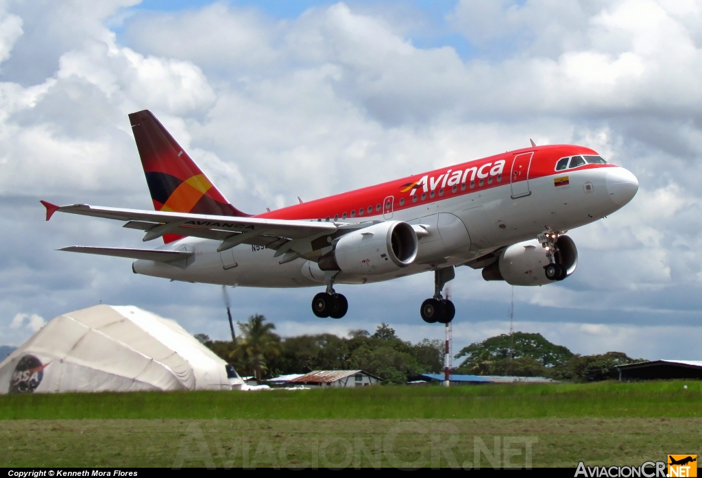 N598EL - Airbus A318-111 - Avianca