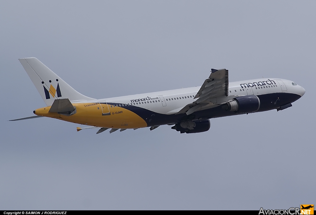 G-OJMR - Airbus A300B4-605R - Monarch Airlines