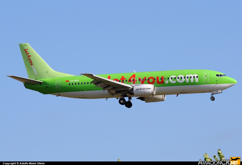 CN-RPH - Boeing 737-46J - Jet4You