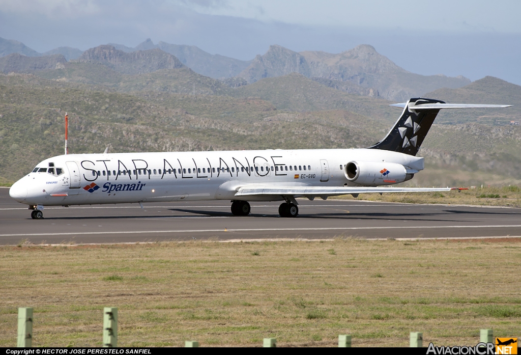 EC-GVO - McDonnell Douglas MD-83 - Spanair