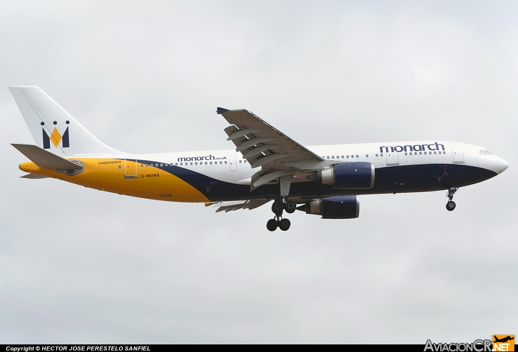 G-MONS - Airbus A300B4-605R - Monarch Airlines