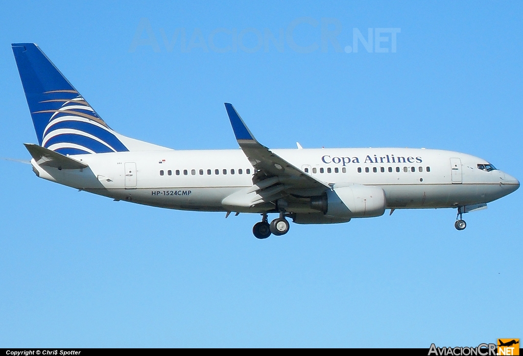 HP-1524CMP - Boeing 737-7V3 - Copa Airlines