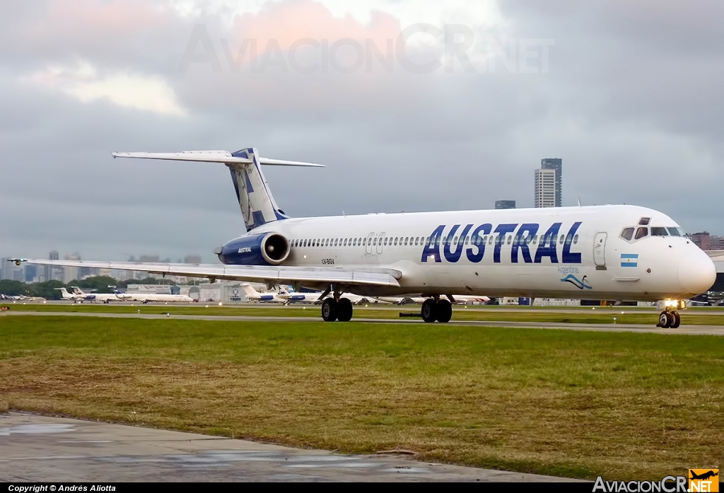 LV-BGV - McDonnell Douglas MD-83 (DC-9-83) - Aerolineas Argentinas (Austral Lineas Aereas)