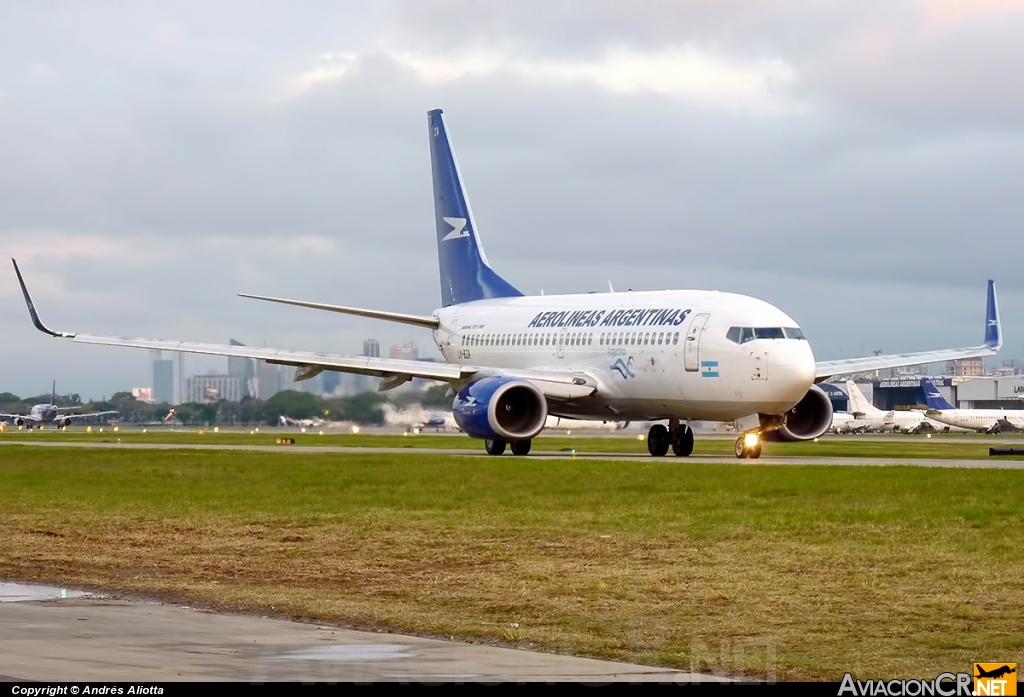 LV-BZA - Boeing 737-76N - Aerolineas Argentinas