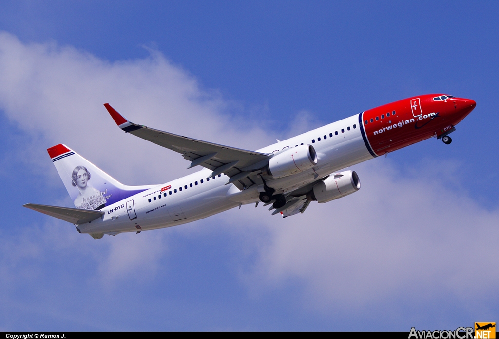 LN-DYG - Boeing 737 -8JP - Norwegian Air Shuttle