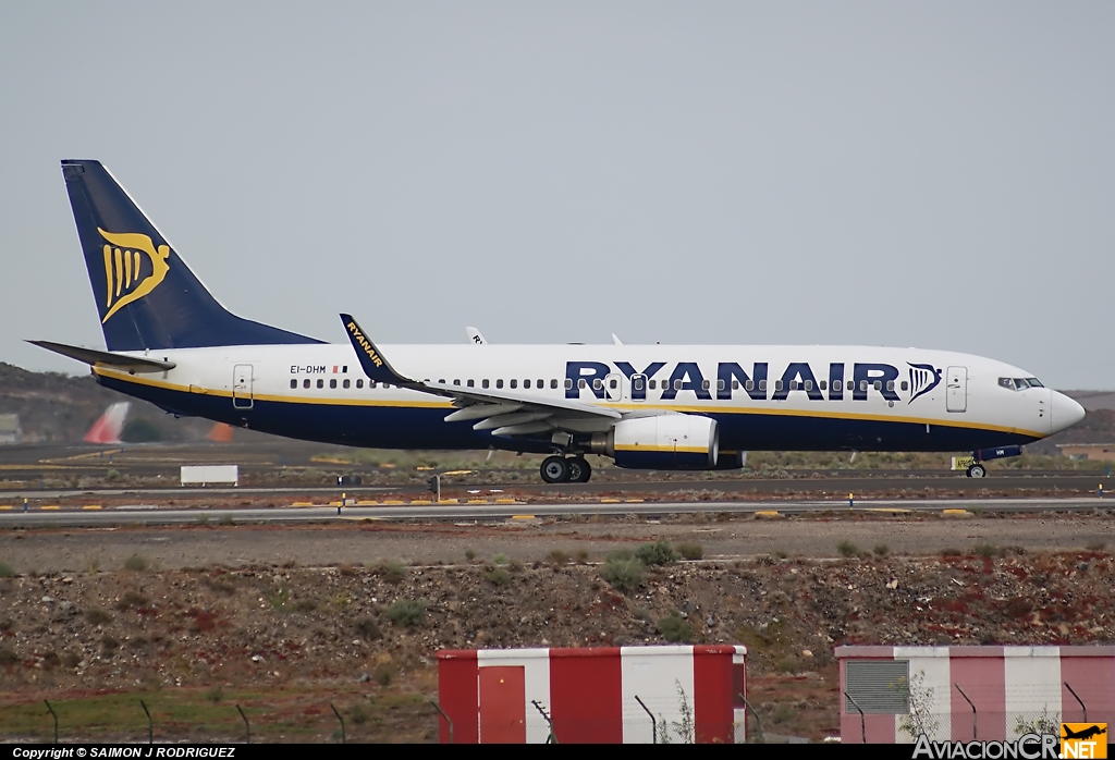 EI-DHM - Boeing 737-8AS - Ryanair