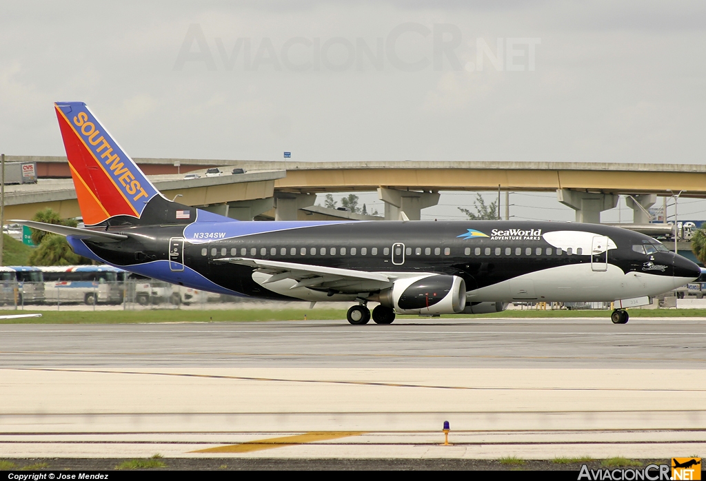 N334SW - Boeing 737-3H4 - Southwest Airlines