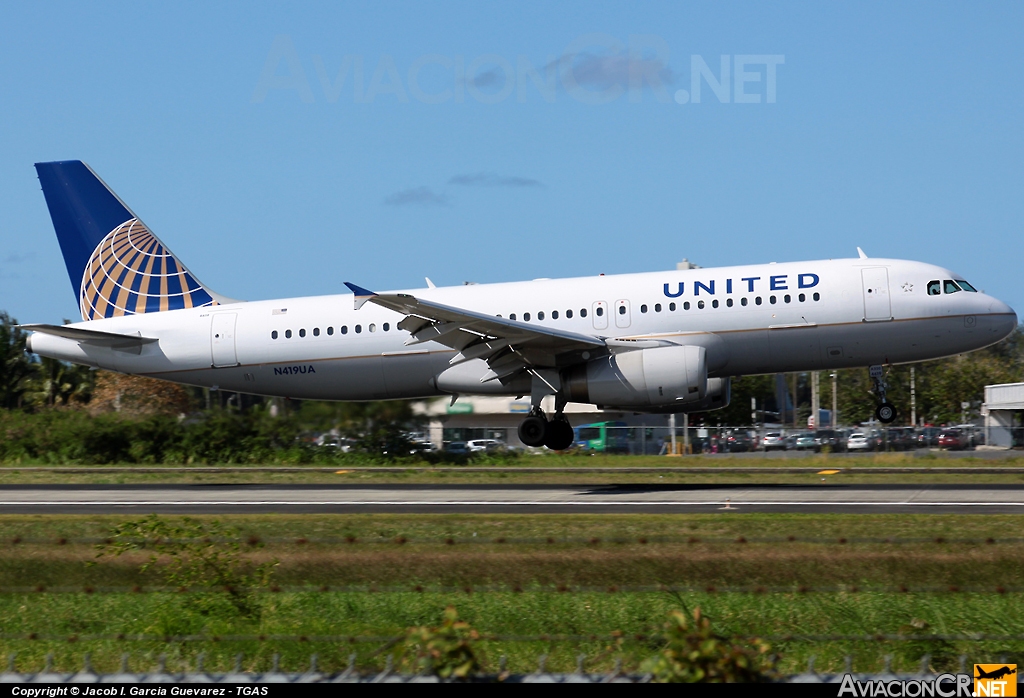N419UA - Airbus A320-232 - United Airlines