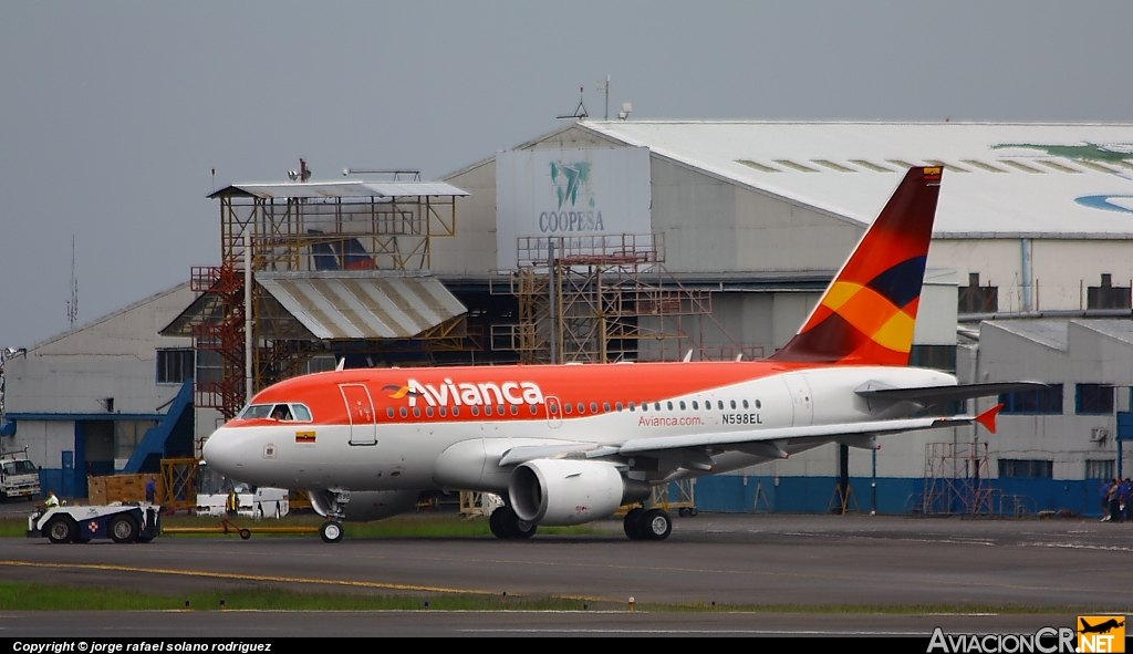 N598EL - Airbus A318-111 - Avianca