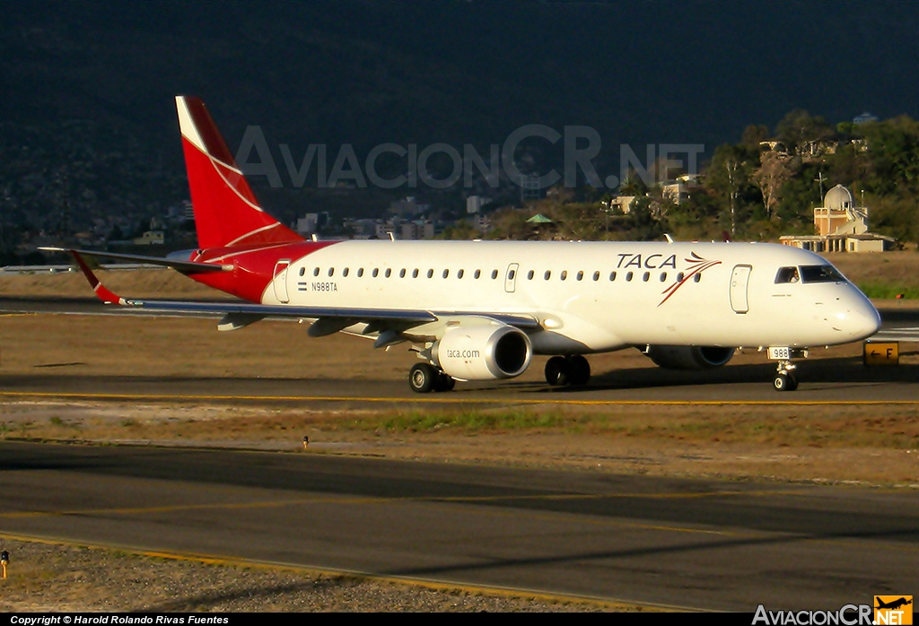 N988TA - Embraer 190-100IGW - TACA