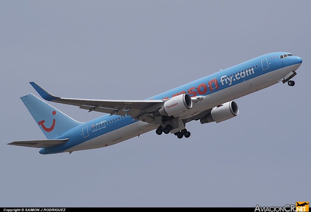 G-OBYH - Boeing 767-304/ER - Thomsonfly