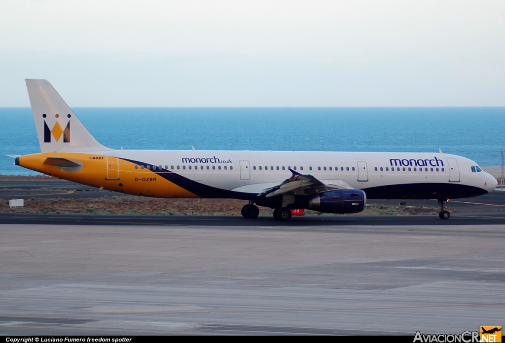 G-OZBR - Airbus A321-231 - Monarch Airlines