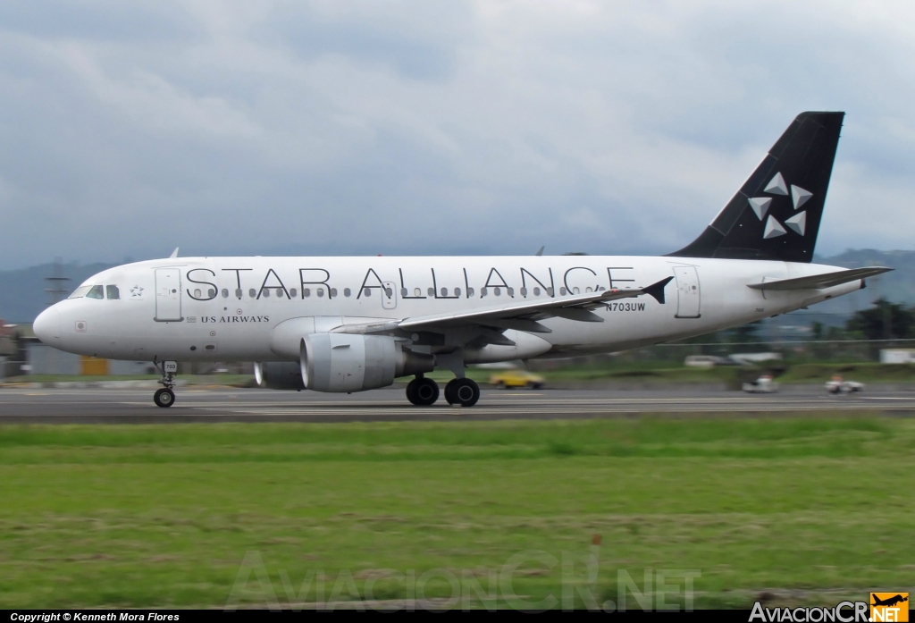 N703UW - Airbus A319-112 - US Airways