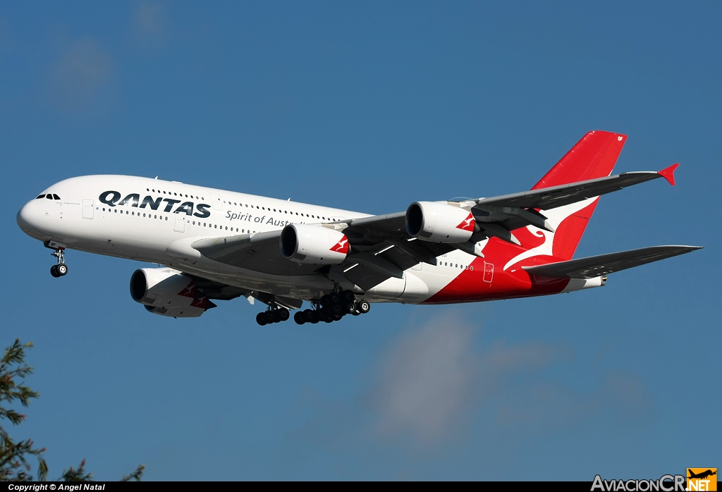 VH-OQF - Airbus A380-842 - Qantas