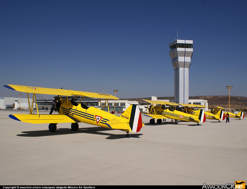 EPS 6080 - Boeing PT-17 Kaydet - Fuerza Aerea Mexicana FAM
