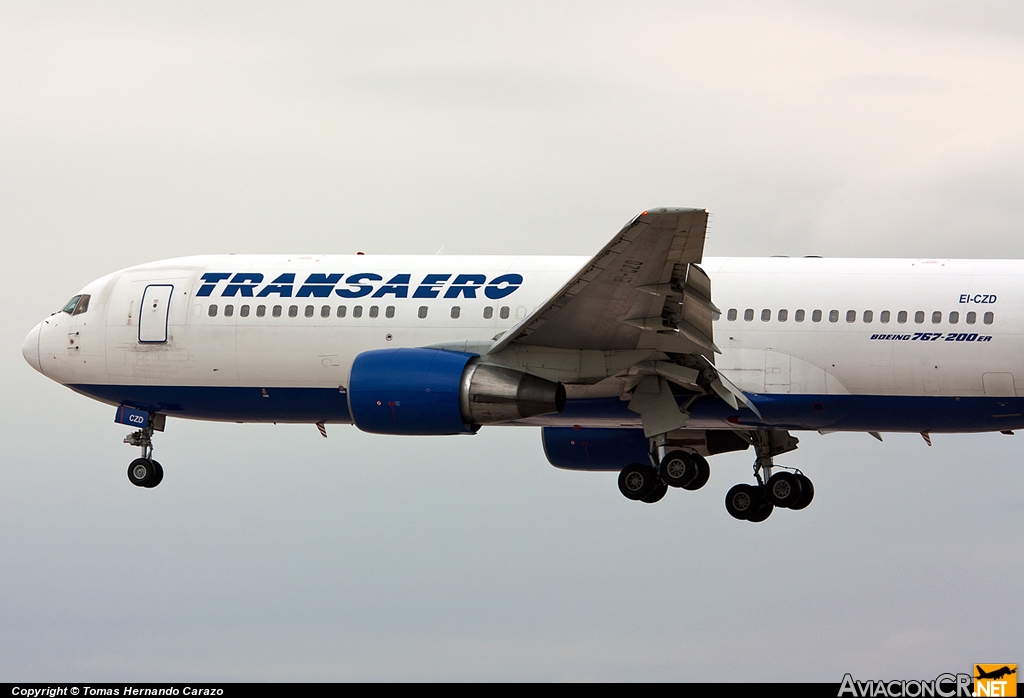 EI-CZD - Boeing 767-216/ER - Transaero Airlines