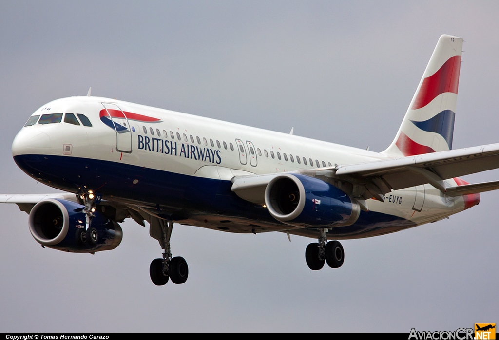 G-EUYG - Airbus A320-232 - British Airways