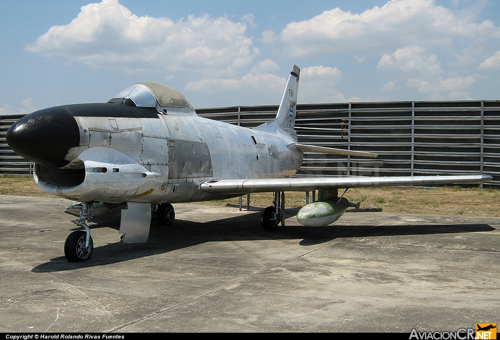 FAH1100 - Fiat-F86K sabre - Fuerza Aerea Hondureña