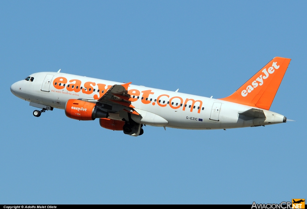 G-EZIC - Airbus A319-111 - EasyJet Airlines